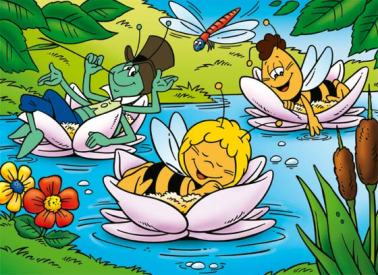 Pčelica-Maja-nemački-crtani-film-Pavo-i-skakavac-na-vodi
